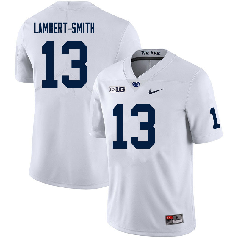 NCAA Nike Men's Penn State Nittany Lions KeAndre Lambert-Smith #13 College Football Authentic White Stitched Jersey FGR8398FT